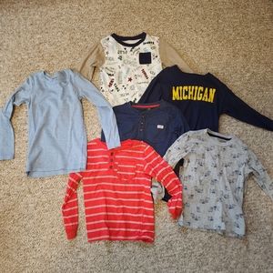 Boys 5T Long Sleeved Shirt Lot